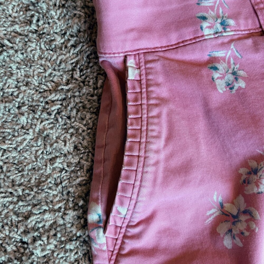 Lane Bryant Shorts Pink w/ Flowers - Picture 2 of 5